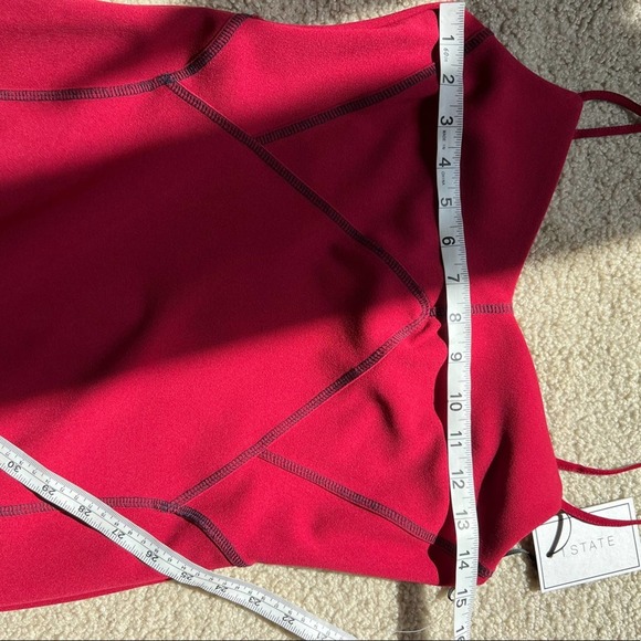 1.STATE Red Bodycon Midi Dress - Picture 5 of 14
